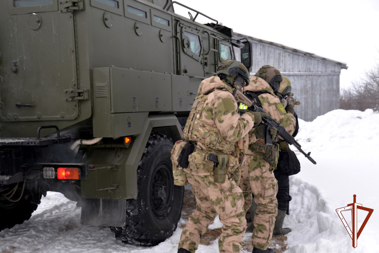 Росгвардия и МЧС России провели совместную тактико-специальную тренировку в Курганской области (видео)
