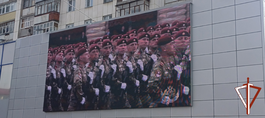 К юбилею ведомства Росгвардия запустила тематическую  социальную рекламу в Кургане (видео)