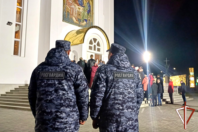 В Зауралье Росгвардия обеспечила безопасность празднования православной Пасхи
