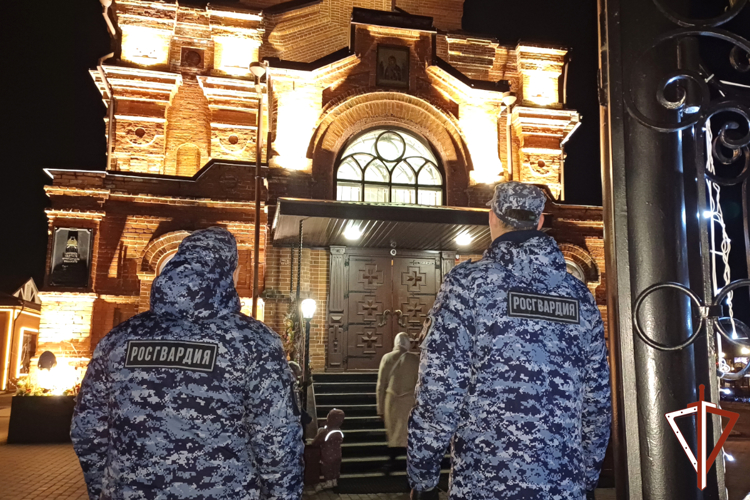 В Зауралье Росгвардия обеспечила безопасность празднования православной Пасхи