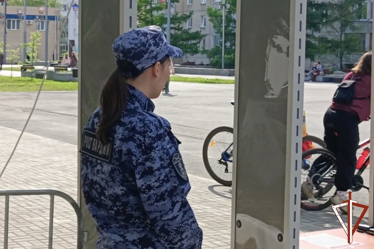 Росгвардия обеспечила безопасность празднования Дня Победы в Зауралье (видео)