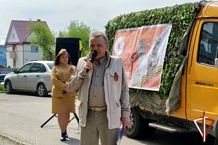 Ветерана Великой Отечественной войны чествовали росгвардейцы в Зауралье