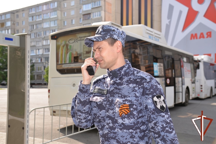 Росгвардия обеспечила безопасность празднования Дня Победы в Зауралье (видео)