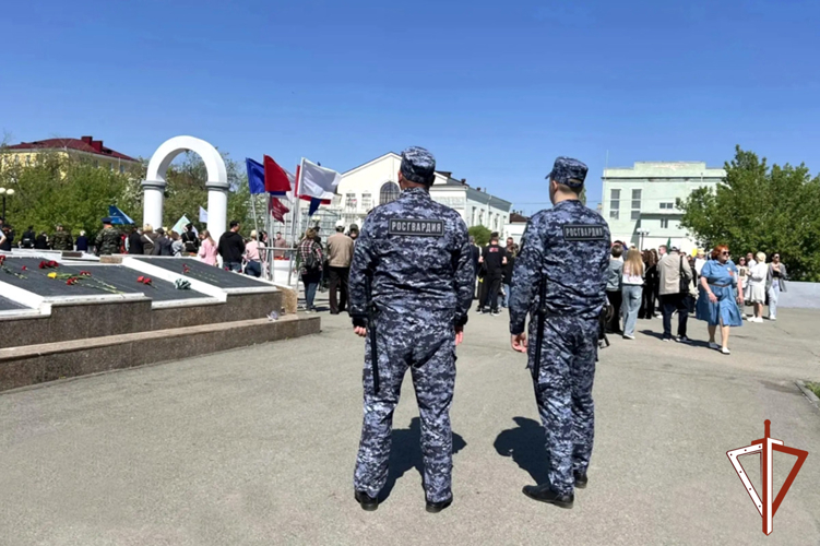 Росгвардия обеспечила безопасность празднования Дня Победы в Зауралье (видео)
