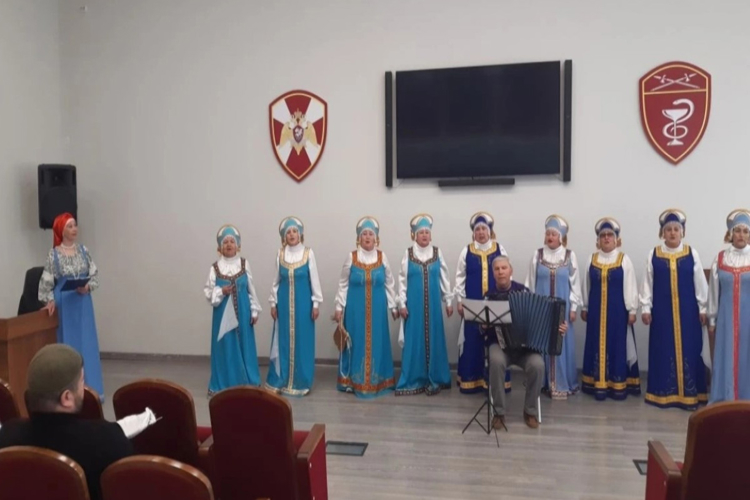 Концертную программу для росгвардейцев - участников СВО организовали ветераны войск правопорядка из Зауралья