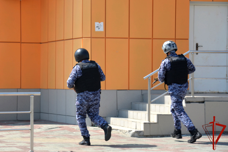 В Зауралье сотрудники Росгвардии провели тренировку на охраняемом объекте (видео)