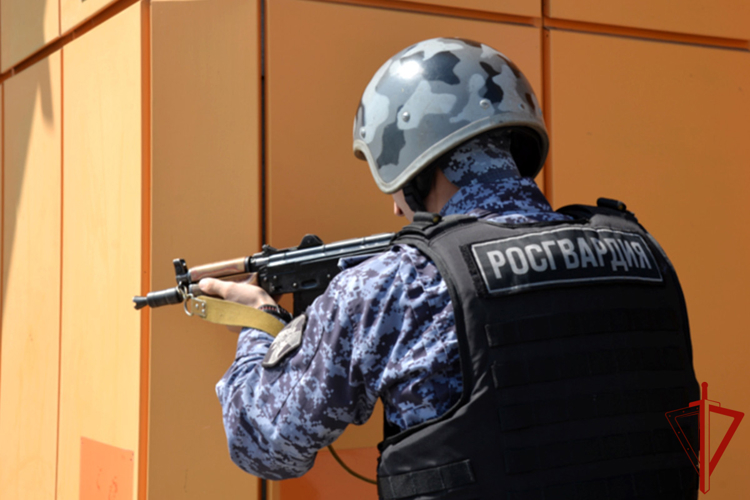 В Зауралье сотрудники Росгвардии провели тренировку на охраняемом объекте (видео)