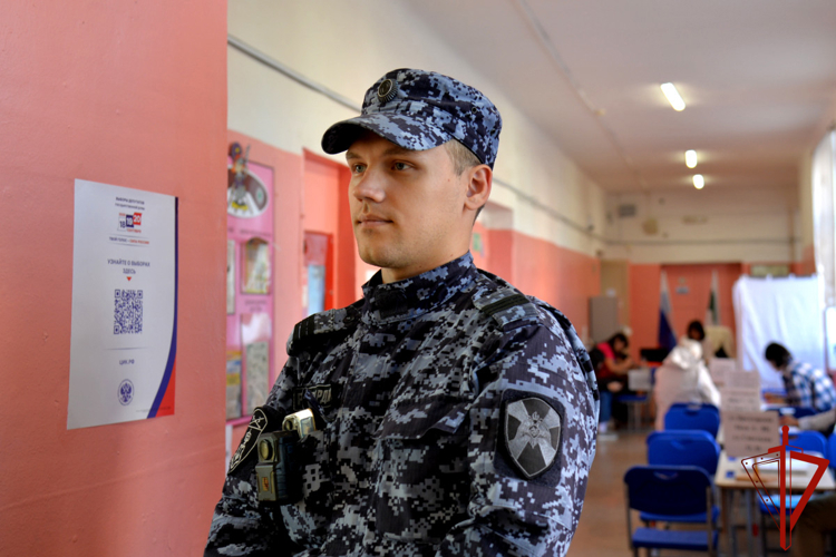 В Курганской области правопорядок в Единый день голосования  обеспечила Росгвардия 