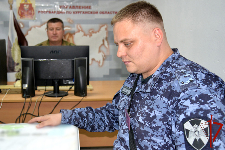 Росгвардия приняла участие во всероссийской штабной тренировке по гражданской обороне в Зауралье